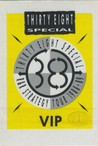 .38 SPECIAL 1988-89 R&R STRATEGY Backstage Pass VIP