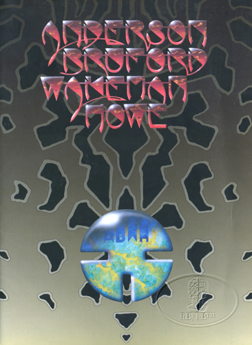 ANDERSON BRUFORD WAKEMAN HOWE 1989 Tour Concert Program Programme YES