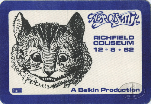 AEROSMITH 1982 ROCK & HARD PLACE TOUR BACKSTAGE PASS