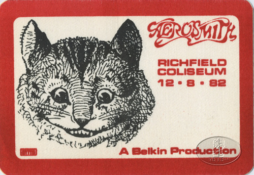 AEROSMITH 1982 ROCK & HARD PLACE TOUR BACKSTAGE PASS