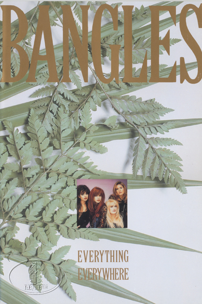 BANGLES 1988 EVERYTHING Tour Concert Program Book Programme