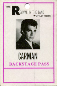 CARMAN 1993 Backstage Pass CHRISTIAN MUSIC