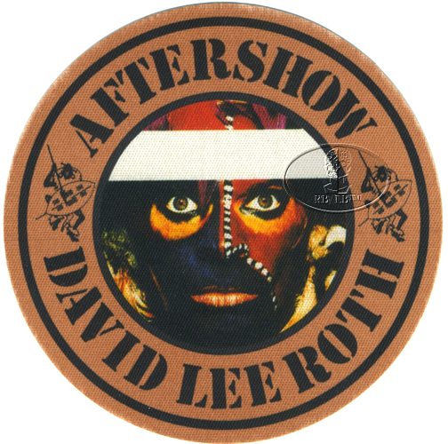 DAVID LEE ROTH 1986 BACKSTAGE PASS ASO brown VAN HALEN