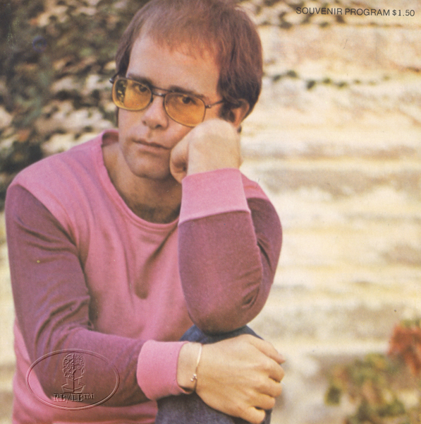 ELTON JOHN 1972 HONKY CHATEAU Tour Concert Program Programme Book