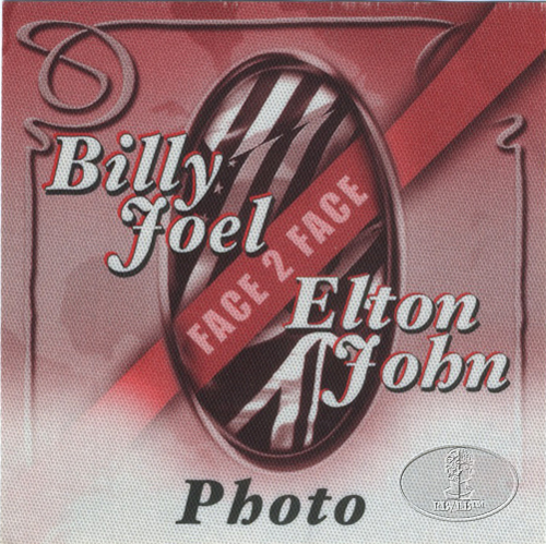 ELTON JOHN & BILLY JOEL 2002 TOUR BACKSTAGE PASS 