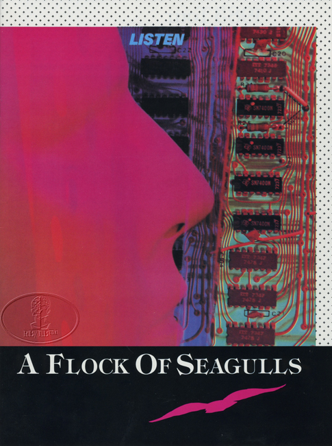 A FLOCK OF SEAGULLS 1983 LISTEN Tour Program tourbook Programme