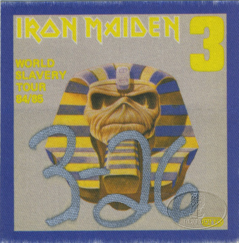 IRON MAIDEN 1984-85 SLAVERY TOUR Backstage Pass