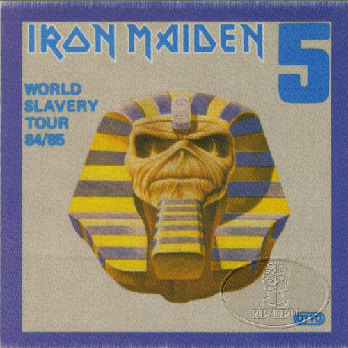 IRON MAIDEN 1984-85 SLAVERY TOUR Backstage Pass