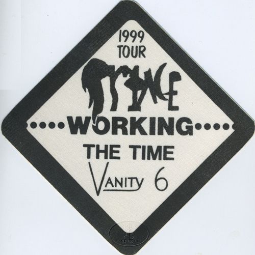 PRINCE 1982 "1999" TOUR CREW BACKSTAGE PASS w/ THE TIME