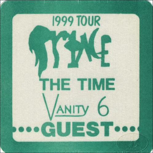 PRINCE 1982 "1999" TOUR CREW BACKSTAGE PASS Guest green