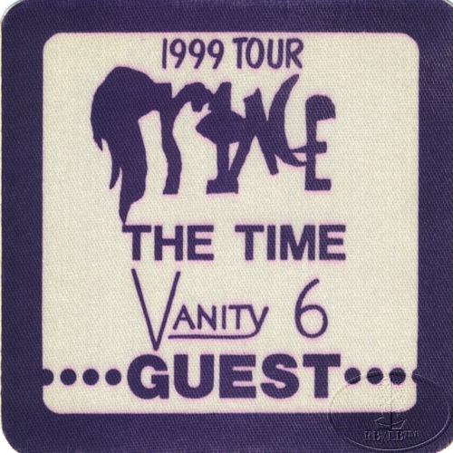 PRINCE 1982 "1999" TOUR CREW BACKSTAGE PASS Guest purp