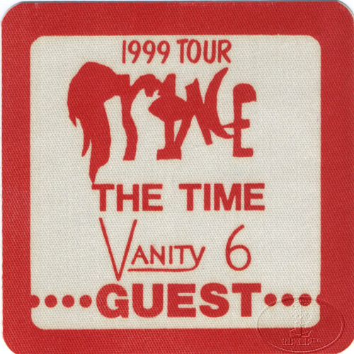 PRINCE 1982 "1999" TOUR CREW BACKSTAGE PASS Guest red