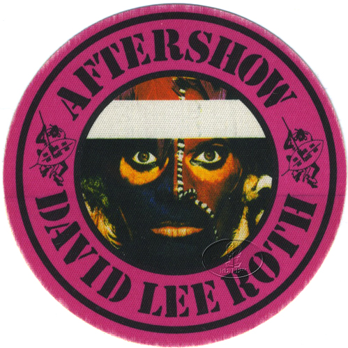 DAVID LEE ROTH 1986 BACKSTAGE PASS ASO VAN HALEN purple