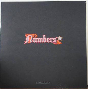 CAT STEVENS NUMBERS VINYL LP INSERT ONLY! 1975