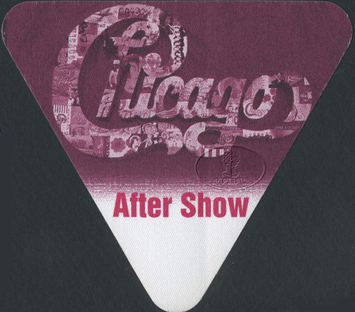 Chicago 1999 2000 Tour Backstage Pass Terry Kath Peter Cetera
